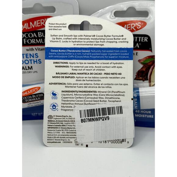 Lot of 3 Palmer's Cocoa Butter Formula Moisturizing Swivel Stick Lip Balm - Picture 3 of 3